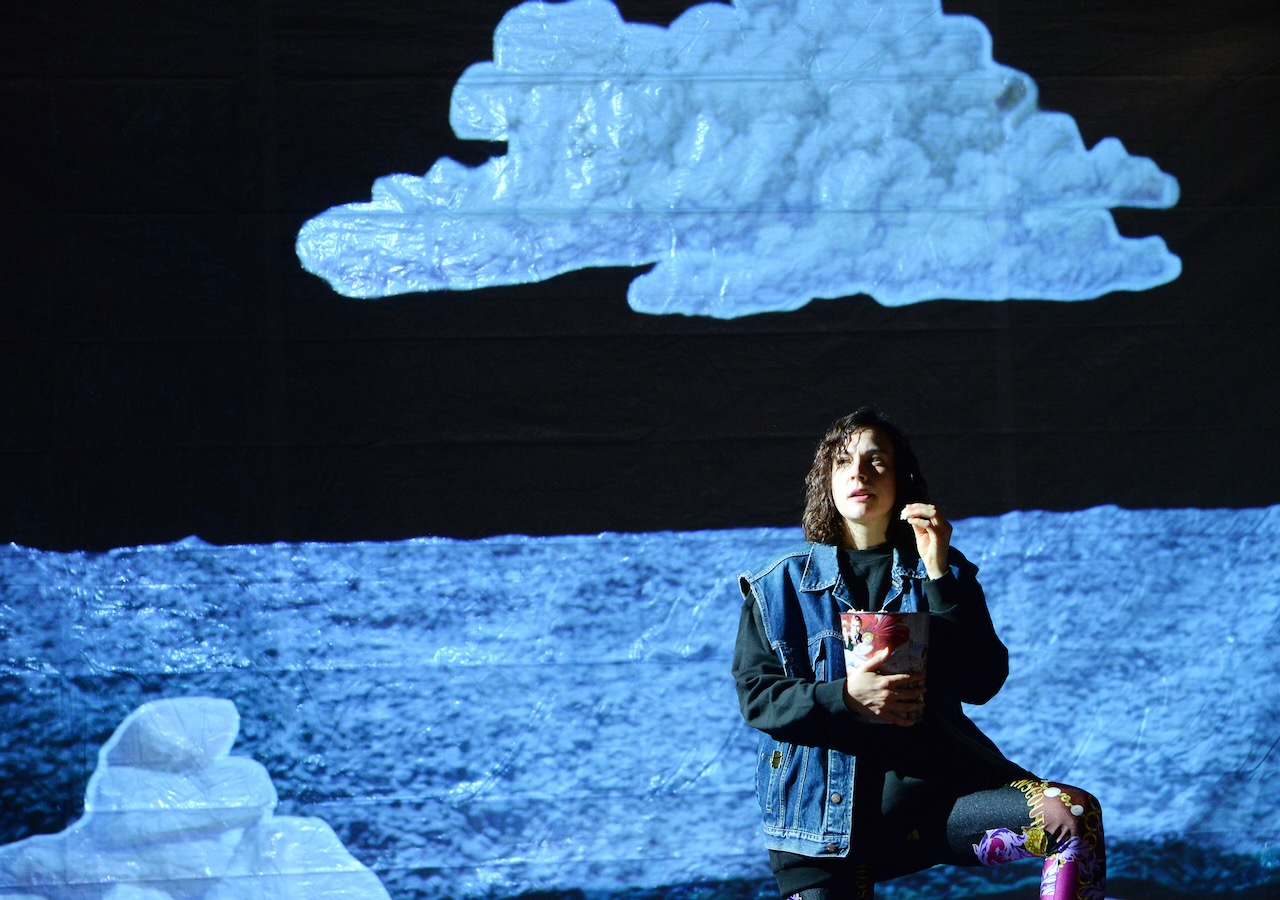 Ein gespielter STURM und ein echtes Gewitter Foto